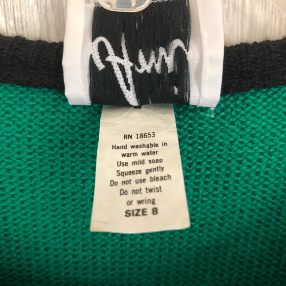 Ami Vintage Green & Black Sweater - Picture 8 of 8
